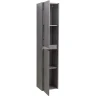 Шкаф пенал BelBagno Kraft 33 L KRAFT-1600-2A-SC-CG-L подвесной Cemento Grigio МДФ / ЛДСП