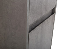 Шкаф пенал BelBagno Kraft 33 L KRAFT-1600-2A-SC-CG-L подвесной Cemento Grigio МДФ / ЛДСП