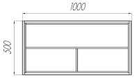 Тумба под раковину Aquaton Брук 100 1A201601BCDF0 подвесная Дуб феррара МДФ / ЛДСП
