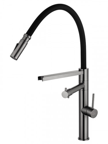 Смеситель для кухни Wonzon &amp; Woghand WW-88458007-BGM цвет Темный графит