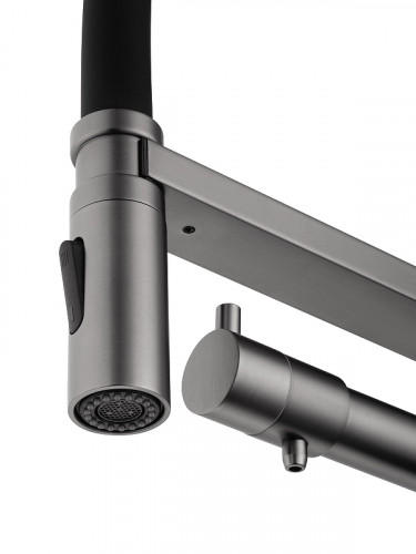 Смеситель для кухни Wonzon &amp; Woghand WW-88458007-BGM цвет Темный графит