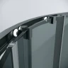 Душевой уголок Grossman Cosmo 100х100 301.K33.02.1010.21.10 профиль Черный матовый стекло тонированное