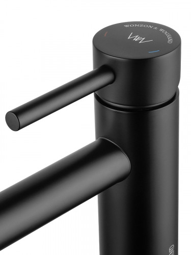 Смеситель для раковины Wonzon &amp; Woghand WW-H9089-MB цвет Черный матовый