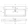 Раковина BelBagno Marino-Cer 100 BB-8078-100 Белая