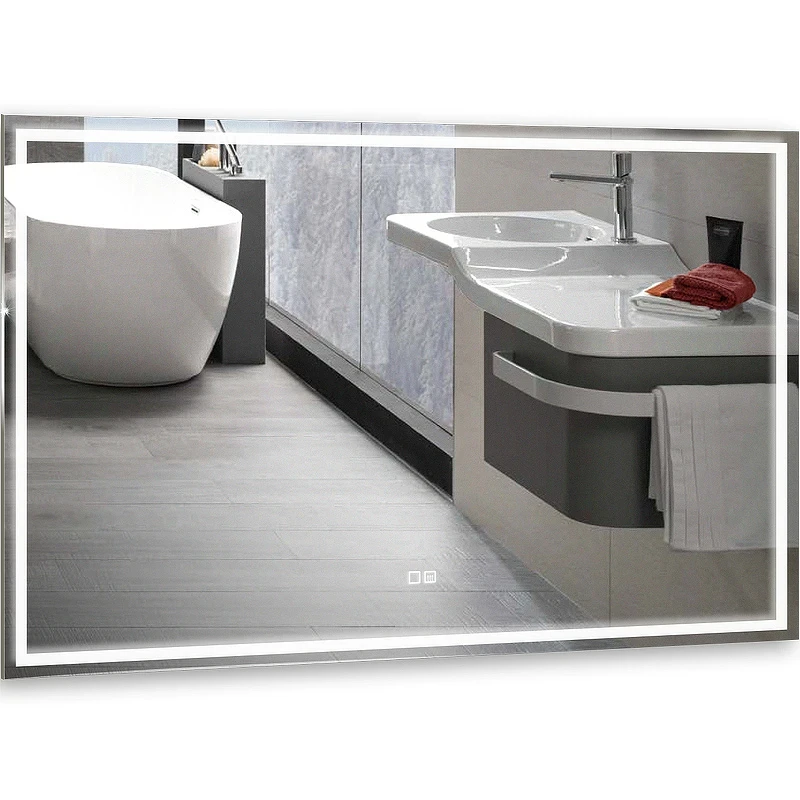 Зеркало Silver Mirrors Ливия 2 120 ФР-00001767 с подсветкой с сенсорным выключателем и подогревом стекло