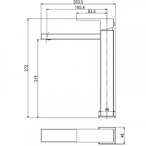 Смеситель для раковины Aquanet Blanco AF420-11W 261817 Белый матовый латунь