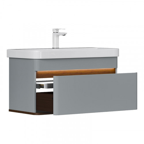Тумба под раковину Equil Elegante 80 tpELGNT80.1Y (9595)-24.26 подвесная цвет Мэйджик Дуб голиано