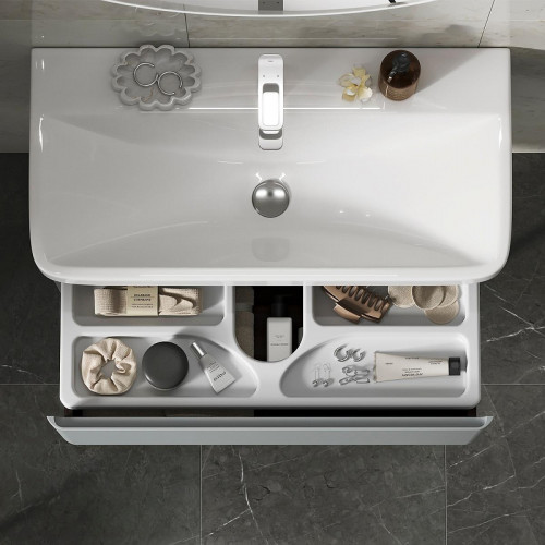 Тумба под раковину Equil Elegante 80 tpELGNT80.1Y (9595)-24.26 подвесная цвет Мэйджик Дуб голиано