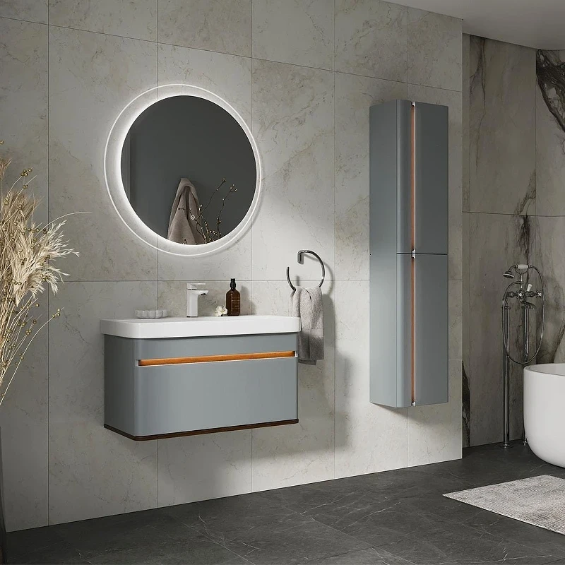 Тумба под раковину Equil Elegante 80 tpELGNT80.1Y (9595)-24.26 подвесная цвет Мэйджик Дуб голиано