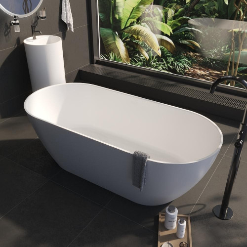 Ванна из искусственного камня Whitecross Tawna 180x80 0218.180080.200BP цвет Белый матовый