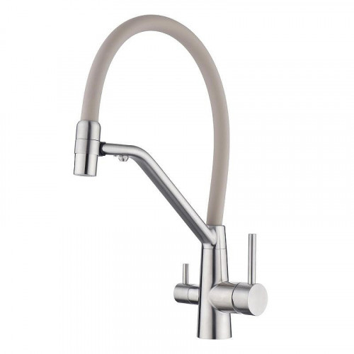 Смеситель для кухни Fmark FS1462-L12 цвет Сатин Бежевый