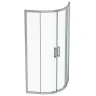 Душевой уголок Ideal Standard Connect 2 90х90 K9251EO профиль Bright Silver / Блестящий серебристый стекло прозрачное