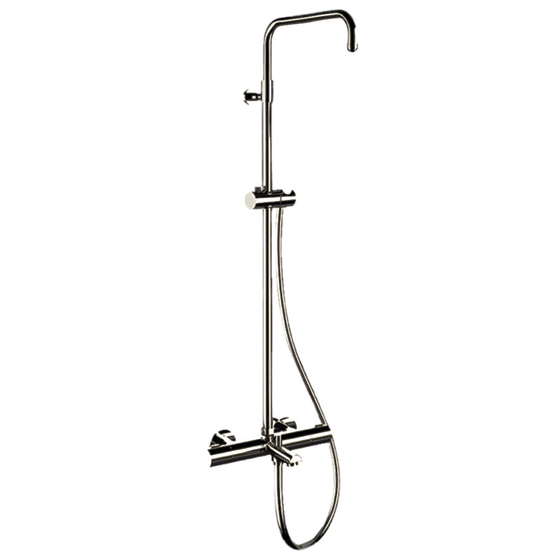 Душевая система Remer Elegance EQ34ASSDXV с термостатом цвет Сталь