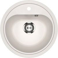 Кухонная мойка Ulgran Classic U-700-331 Белая искусственный камень (литьевой мрамор) встраиваемый