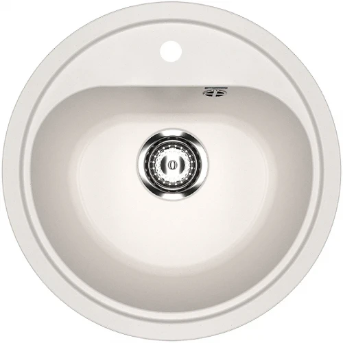 Кухонная мойка Ulgran Classic U-700-331 Белая искусственный камень (литьевой мрамор) встраиваемый