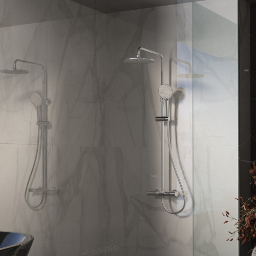 Душевая система Vincea Rondo VSFS-1R1CH Хром латунь на стену