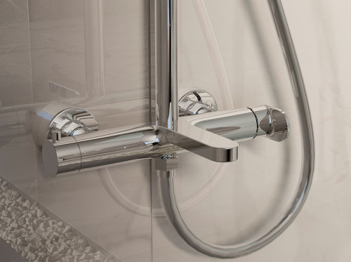 Душевая система Vincea Rondo VSFS-1R1CH Хром латунь на стену