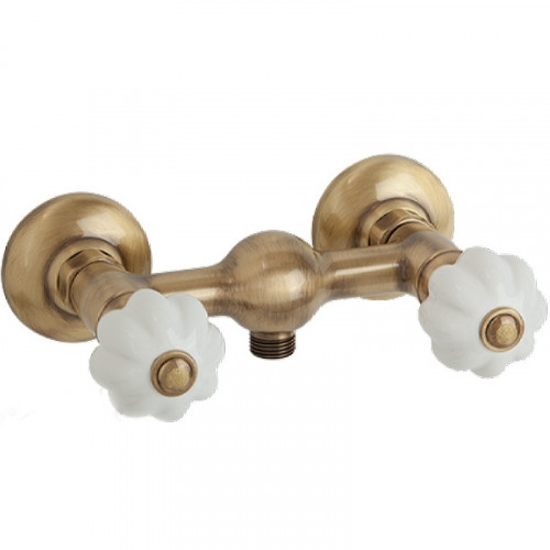 Смеситель для душа Migliore Olivia 18998 Бронза Белый латунь на стену