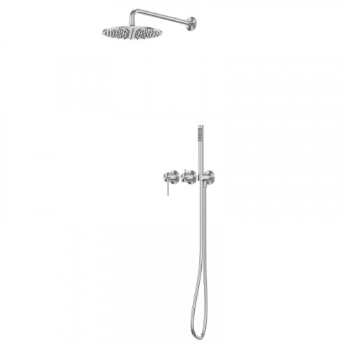 Душевая система Abber Wasser Kreis 316 AF8118BST цвет Сталь брашированная