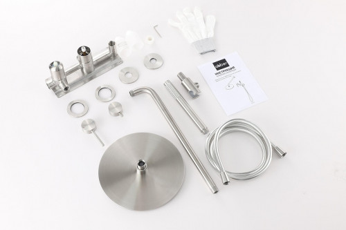 Душевая система Abber Wasser Kreis 316 AF8118BST цвет Сталь брашированная