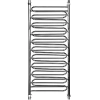 Водяной полотенцесушитель Ника Curve ЛZ (г) 120x40 Хром нержавеющая сталь
