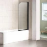Шторка на ванну Good Door Screen 80 H-80-C-B профиль Черный стекло прозрачное
