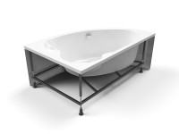 Акриловая ванна Cersanit Kaliope 153x100 R 63442 без гидромассажа