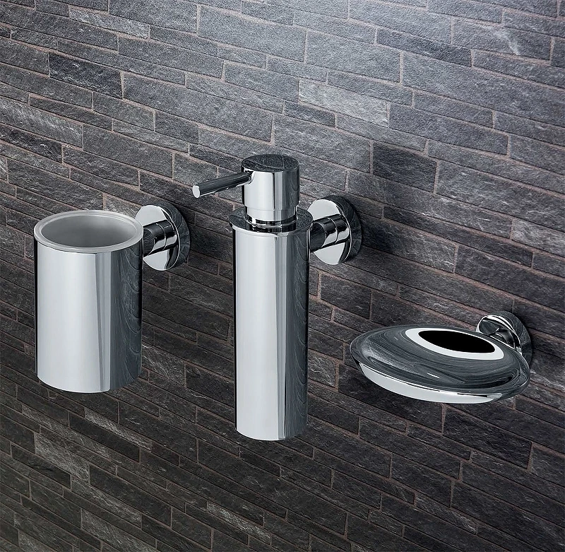 Стакан для зубных щеток Colombo Design Plus W4902.NM Черный матовый