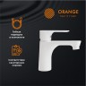 Смеситель для раковины Orange Aristo M19-021w Белый глянец на столешницу