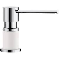 Дозатор для моющего средства Blanco Lato 525814 Хром Белый