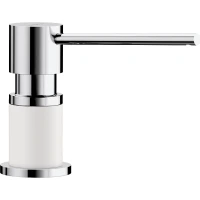 Дозатор для моющего средства Blanco Lato 525814 Хром Белый