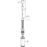 Дозатор для моющего средства Blanco Lato 525814 Хром Белый