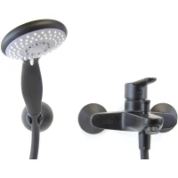 Смеситель для ванны Webert Sax Evolution SE850101560 Черный матовый на стену