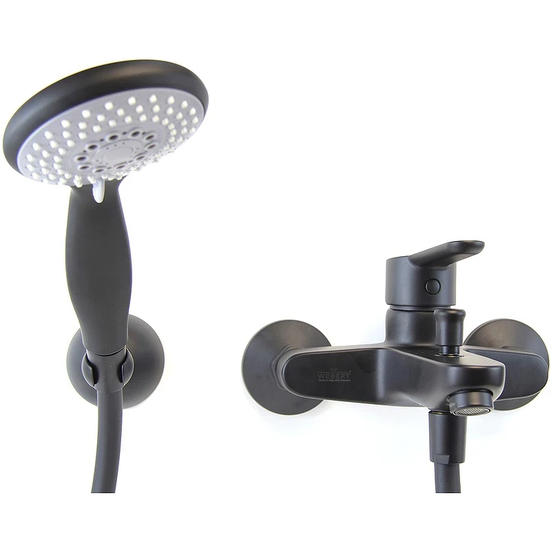 Смеситель для ванны Webert Sax Evolution SE850101560 Черный матовый на стену
