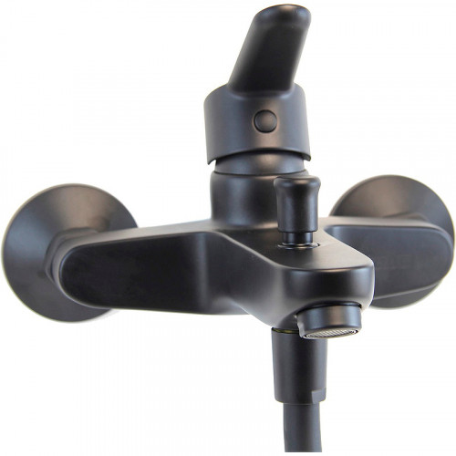 Смеситель для ванны Webert Sax Evolution SE850101560 Черный матовый на стену