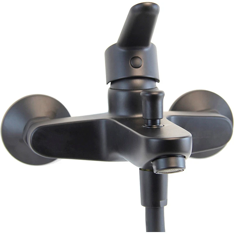 Смеситель для ванны Webert Sax Evolution SE850101560 Черный матовый на стену