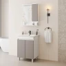 Зеркало со шкафом Onika Марви 60 R 206088 с подсветкой цвет Белый Мокко
