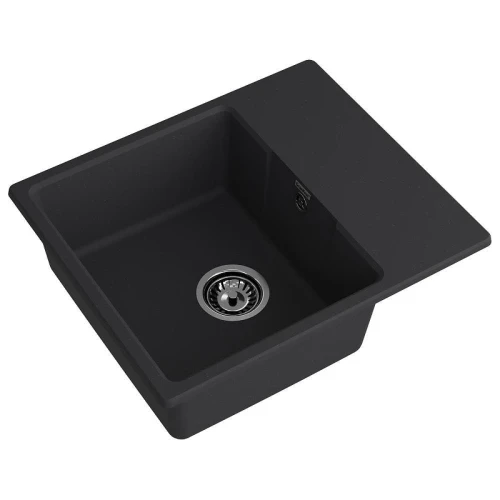 Кухонная мойка GranFest Urban 658L черный цвет Черный