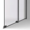 Душевая перегородка Vincea Walk in WSL 120 VSW-1WSL120CGGM профиль цвет Вороненая сталь стекло тонированное