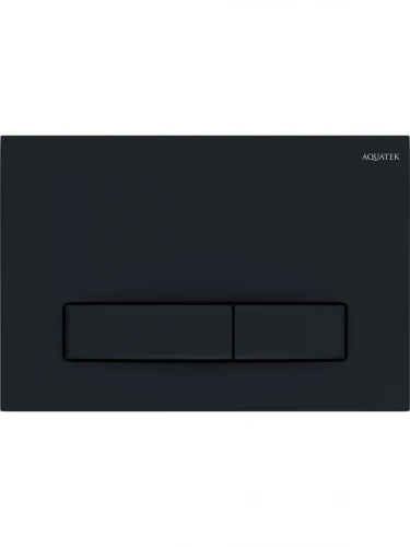 Комплект унитаза с инсталляцией Aquatek Set Aquatek Классик cm-025 4в1 цвет Белый с сиденьем Микролифт и клавишей смыва цвет Черный матовый
