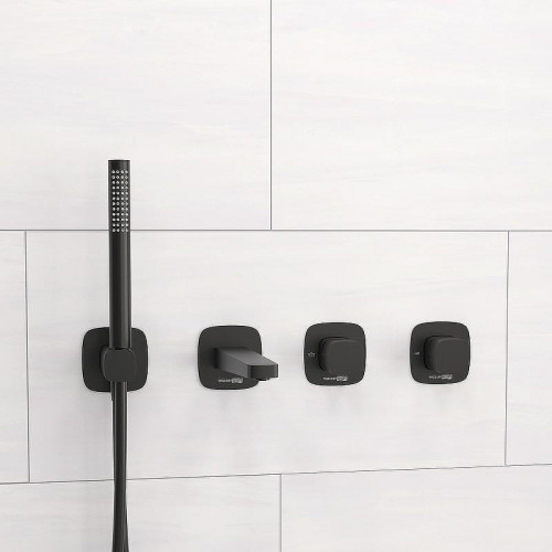 Смеситель для ванны WasserKRAFT Nuthe A9151.264.315.327.242.217 Черный матовый