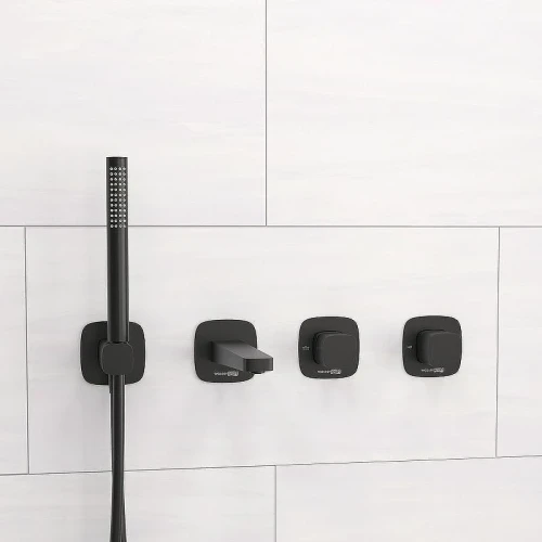 Смеситель для ванны WasserKRAFT Nuthe A9151.264.315.327.242.217 Черный матовый