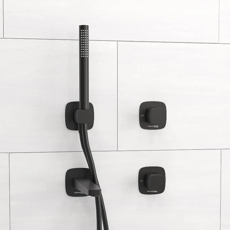 Смеситель для ванны WasserKRAFT Nuthe A9151.264.315.327.242.217 Черный матовый