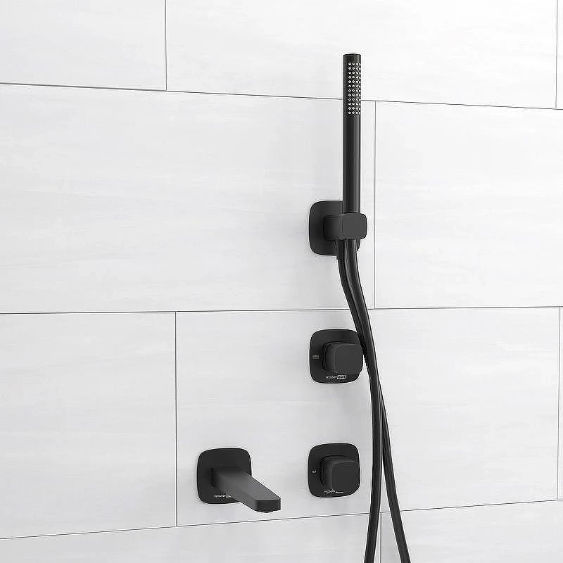 Смеситель для ванны WasserKRAFT Nuthe A9151.264.315.327.242.217 Черный матовый