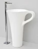 Раковина Artceram Cup 70 OSL004 01 00 Белая искусственный камень (литьевой мрамор) напольный