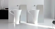 Раковина Artceram Cup 70 OSL004 01 00 Белая искусственный камень (литьевой мрамор) напольный