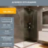 Душевая перегородка Reflection Walk in 90 RX20090TCR-20 профиль Хром стекло тонированное