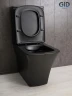 Унитаз компакт Gid Cuadrado Tn2184Bm 62252Y цвет Черный матовый с бачком и сиденьем Микролифт
