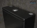 Унитаз компакт Gid Cuadrado Tn2184Bm 62252Y цвет Черный матовый с бачком и сиденьем Микролифт