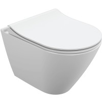 Комплект унитаза Cersanit City Smart CO DPL EO slim LP с инсталляцией Vector 64917 с сиденьем Микролифт фарфор подвесной